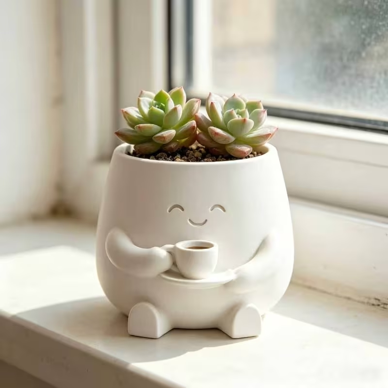 3D-geprint schattig lachend ka - Cactus Mix Pot recensie en prijs