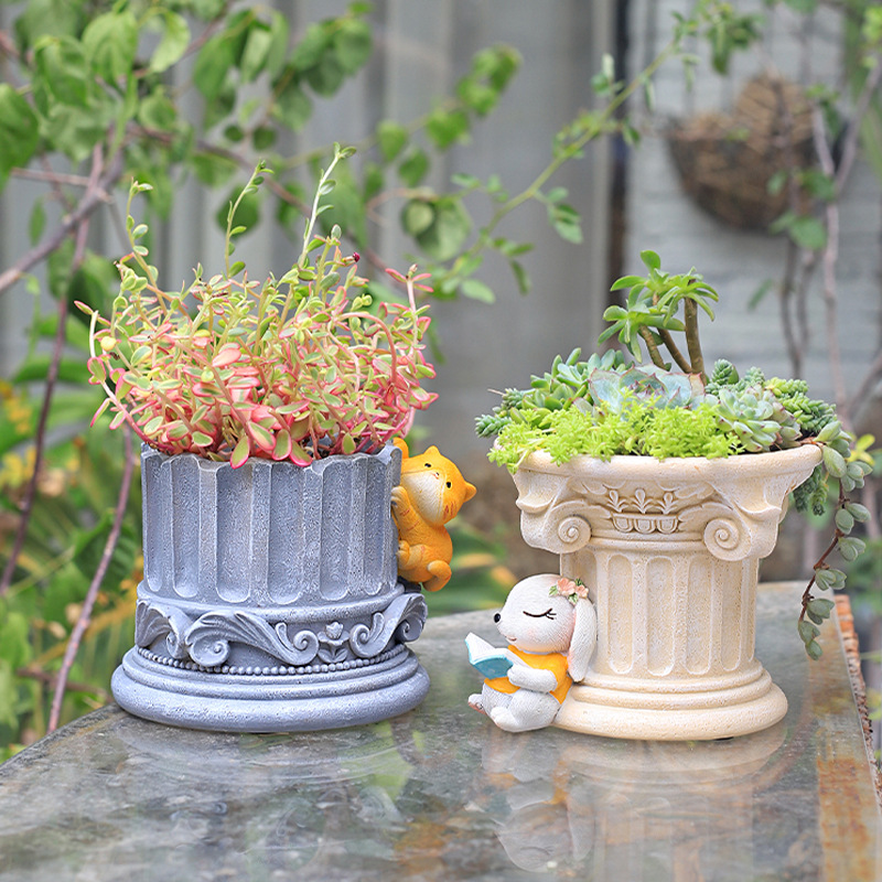 Romeinse Pilaar Griekse Kolomm - Snake Plant Ceramic recensie en prijs