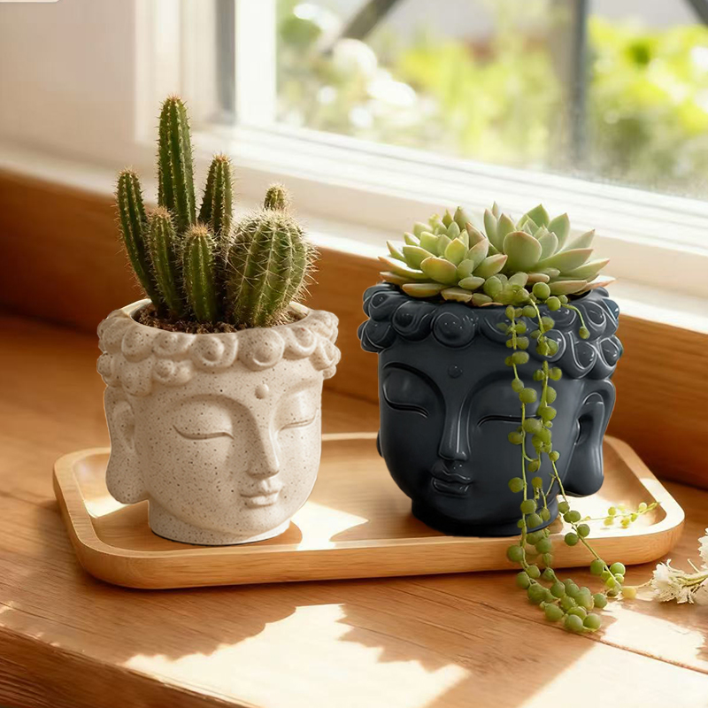 Zen Boeddha Beeldje Harsen Blo - Snake Plant Ceramic recensie en prijs