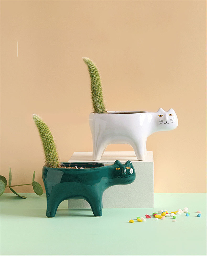 Leuke Kat Keramische Tuin Bloe - Snake Plant Ceramic recensie en prijs